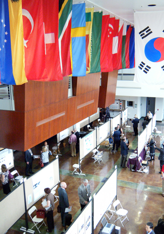 International Flags Fly at GIA Symposium