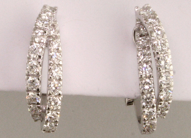 18kw Chimento Emozioni Diamond Earrings