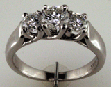 Custom 3-Stone Diamond Ring