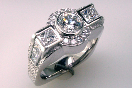 Men's Diamond Pinky Ring