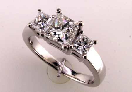 Custom 3-Stone Diamond Ring