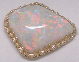 White Opal Tie-Tack