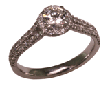Platinum Diamond Ring
