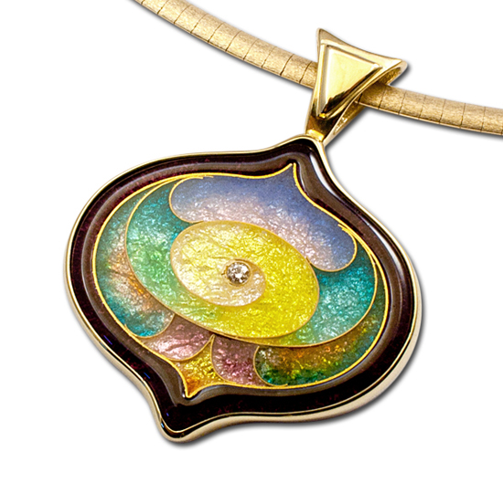 Abundance Enamel Pendant Mardon Jewelers