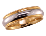 Platinum & 18k Men's Band