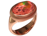 Mexican Fire Opal Ring 18696