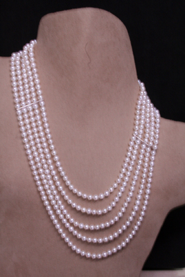 Custom 5-Strand Pearl Necklace