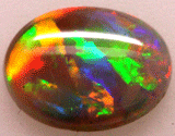 Oval Gray Opal