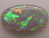 Oval Gray Opal