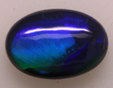 Oval Semi-Black Opal