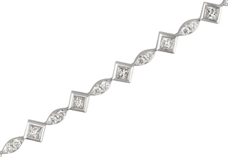 18kw Peter Storm Diamond Bracelet