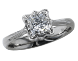 Ideal Princess Cut Diamond Ring