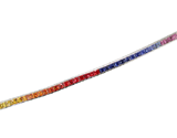 14k Rainbow Sapphire Bracelet