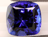 Square Cushion Tanzanite