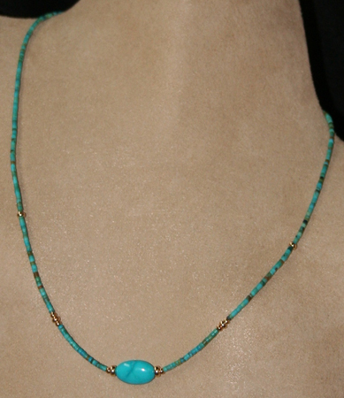 Turquoise Heshi Necklace
