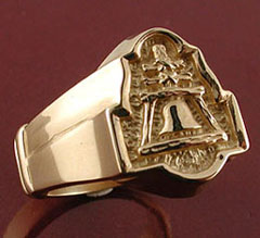 Mission Style Raincross Ring