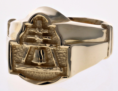 Extra-Large Mission Style Raincross Ring