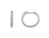 14kw 0.24ct Diamond Hoops