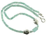 SS Aquamarine Necklace