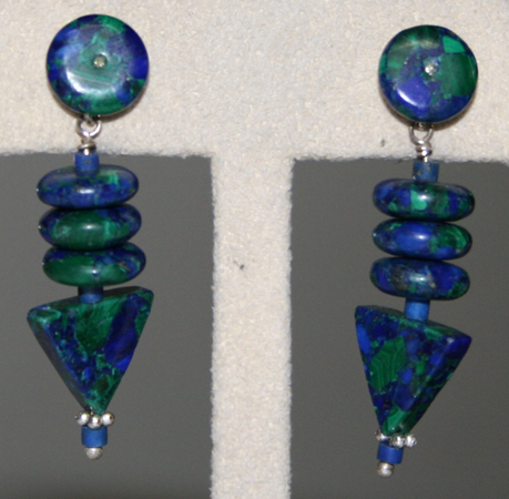 Azurite & Malachite Earrings