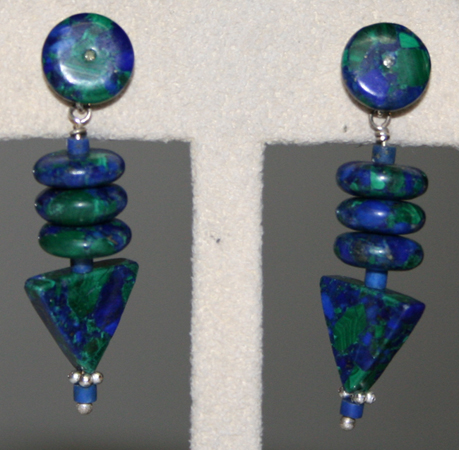 Azurite & Malachite Earrings