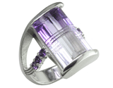 Bi-Color Amethyst Ring