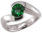 18k Chrome Tourmaline Ring