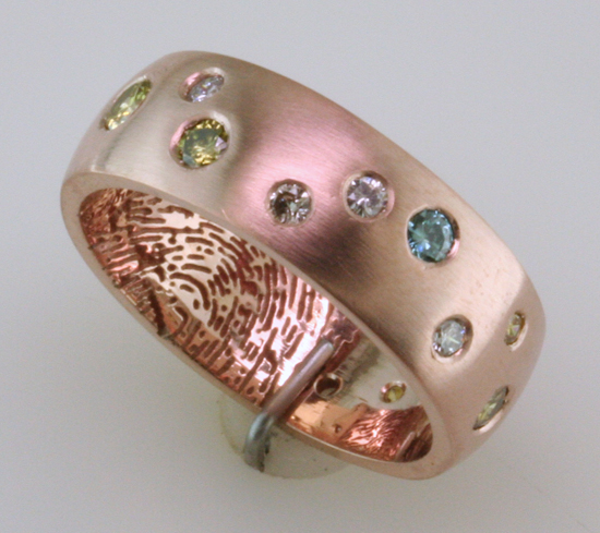 Custom Fingerprint Ring