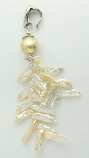 Angel Wing Pearl Pendant