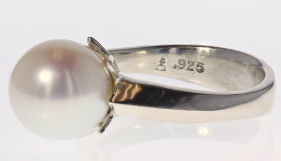 SS Cultured Pearl Ring