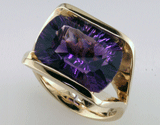 Custom Fantasy Amethyst Ring