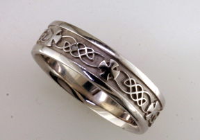 Custom Celtic Band Ring