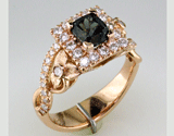 Custom Color Change Garnet Ring