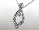 Custom Diamond Arabesque Pendant