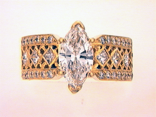 Diamond Filigree Ring