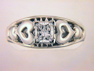 Diamond Heart Ring