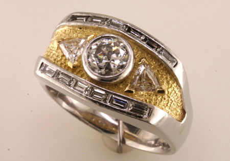 Custom Diamond Men's Ring