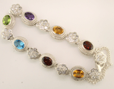 Diamond & Gemstone Bracelet