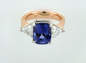 Sapphire & Diamond Ring