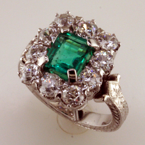 Custom Emerald Ring