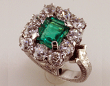 Custom Emerald Ring