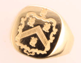 Custom Family Crest Ring