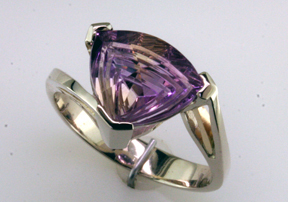 Custom Fantasy Ametrine Ring