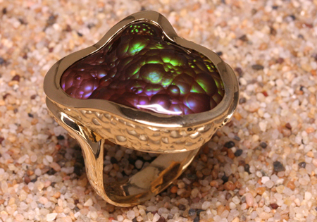 Custom Fire Agate Ring