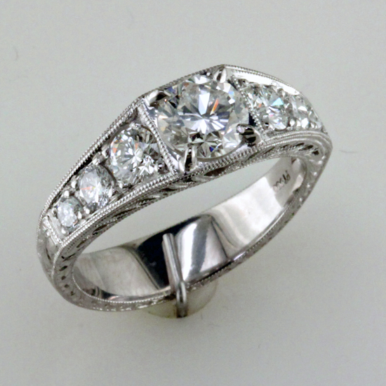 Custom Hand Engraved Ring