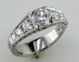 Custom Hand Engraved Ring