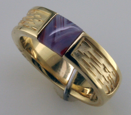 Custom Agate Band Ring