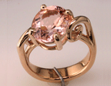 Custom Morganite Ring
