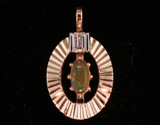 Opal & Diamond Pendant