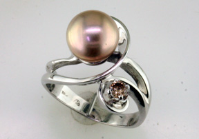 Custom Pearl Ring